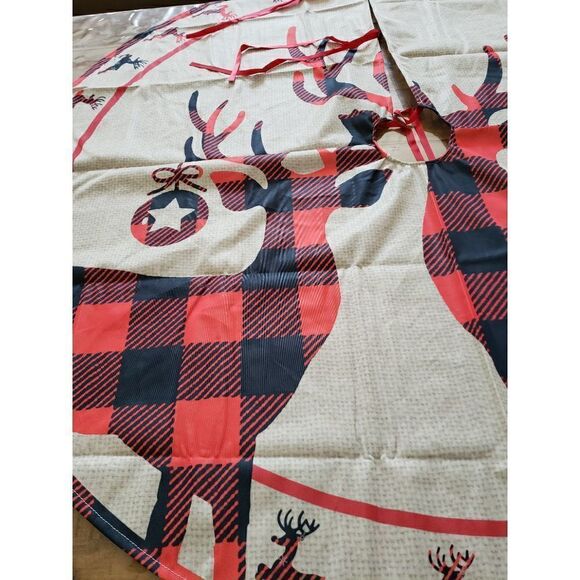 Reindeer Christmas Skirt - Picture 3 of 6